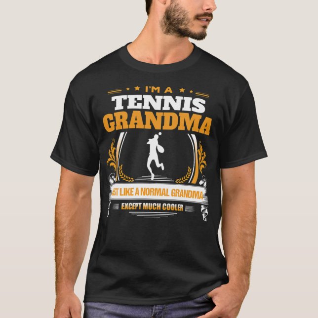 Tennis Grandma  Gift mother  T-Shirt (Front)