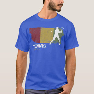Tennis Guinea Flag Team Tennis Player Tennis T-Shirt