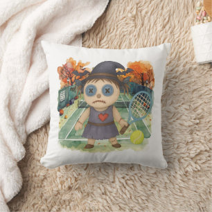 Tennis Halloween themed Cushion