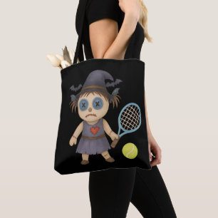 Tennis Halloween themed Tote Bag