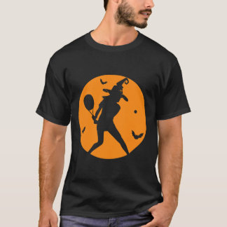 Tennis Halloween Witch Costume For Tennis Players T-Shirt