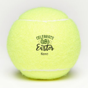 Tennis Happy Easter to Tennis Player Balls