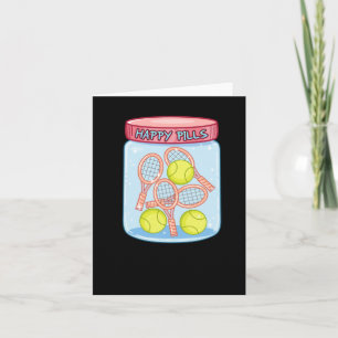 Tennis Happy Pills Card