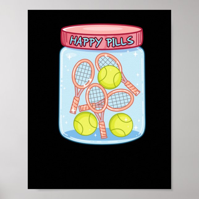 Tennis Happy Pills  Poster (Front)