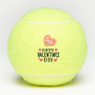 Tennis Happy Valentine's Day for Player Lover Te Balls
