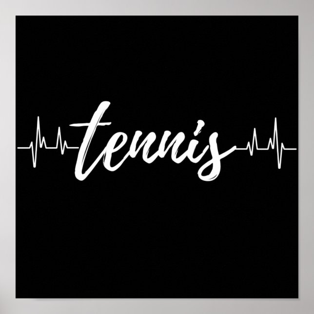 Tennis Heartbeat. Poster (Front)