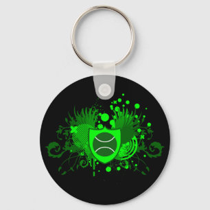 tennis. hi-fi. key ring