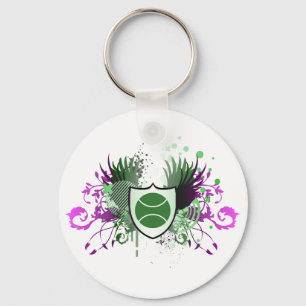 tennis. hi-fi. key ring
