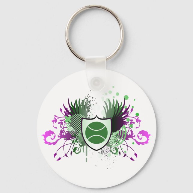 tennis. hi-fi. key ring (Front)