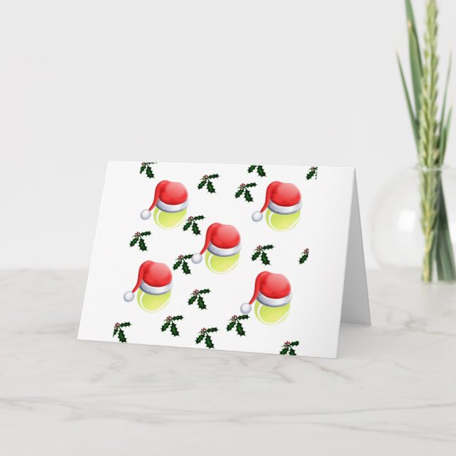 TENNIS HOLIDAY CARD (Front)
