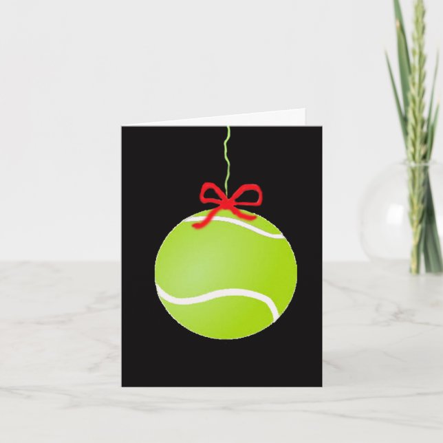 Tennis Holiday Card (Front)