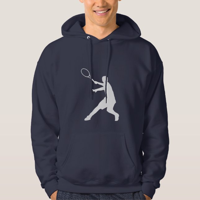 Tennis hoodie with cool logo design (Front)
