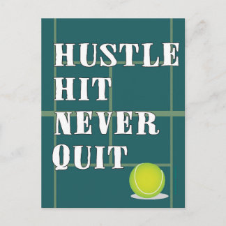 Tennis Hustle Postcard