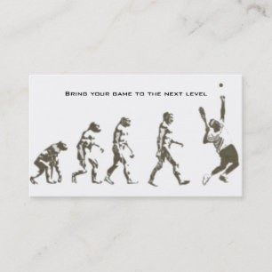 Tennis Instruction Business Card