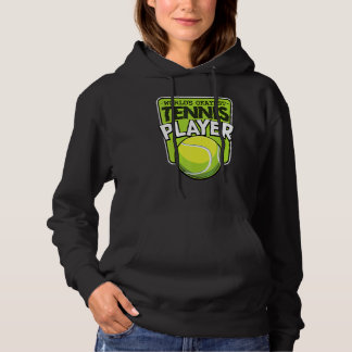 Tennis Irony Player   Ball Retro Football Coach Hu Hoodie