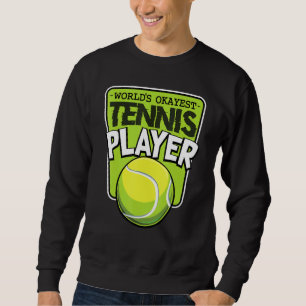 Tennis Irony Player Ball Retro Football Coach Hu Sweatshirt