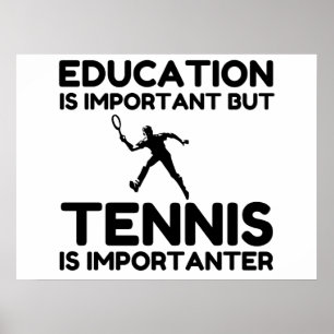 TENNIS IS IMPORTER POSTER