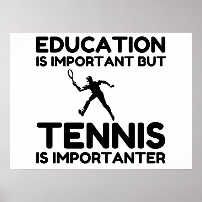 TENNIS IS IMPORTER POSTER (Front)