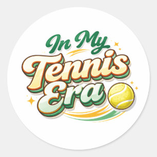 Tennis Is My Favorite Season – Tennis Day Fun Classic Round Sticker