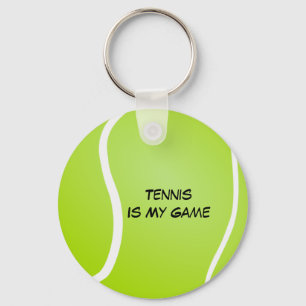 Tennis Is My Game Key Ring
