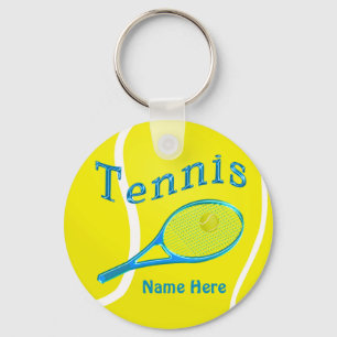 TENNIS KEYCHAINS Personalised  Tennis Team Gifts