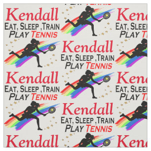TENNIS LIFE PERSONALIZED FABRIC