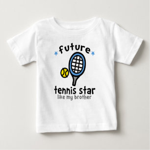 Tennis Like Brother Baby T-Shirt