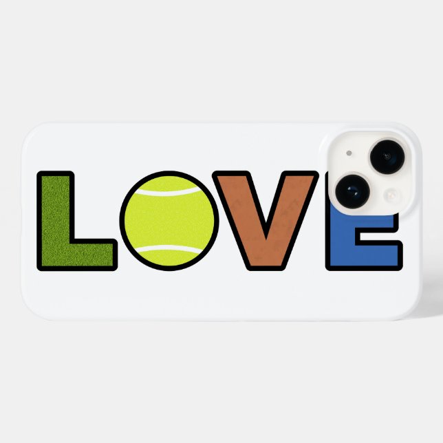 Tennis Love Phone Case (Back (Horizontal))