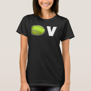Tennis Love Player Professional Trainer Tennis T-Shirt