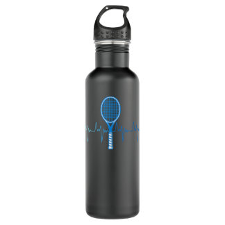 Tennis Love Tennis Heartbeat Tennis Player  710 Ml Water Bottle