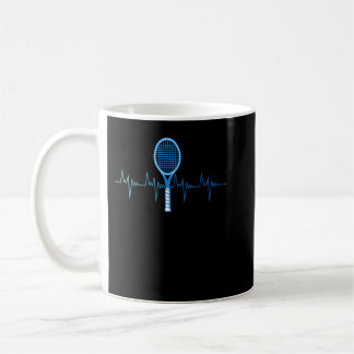 Tennis Love Tennis Heartbeat Tennis Player  Coffee Mug