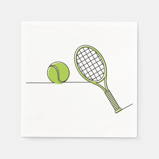 Tennis Lover | tennis gift Napkin (Front)