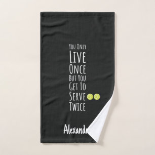 Tennis Lovers Gifts For Players Funny Humor Team Hand Towel