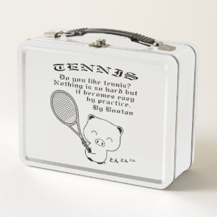 Tennis Metal Lunch Box