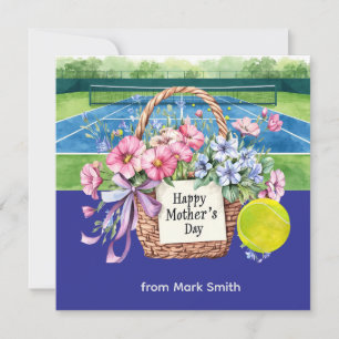Tennis Mother' s Day for Tennis Player Holiday Card