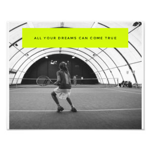 Tennis Motivational Poster - Inspiration