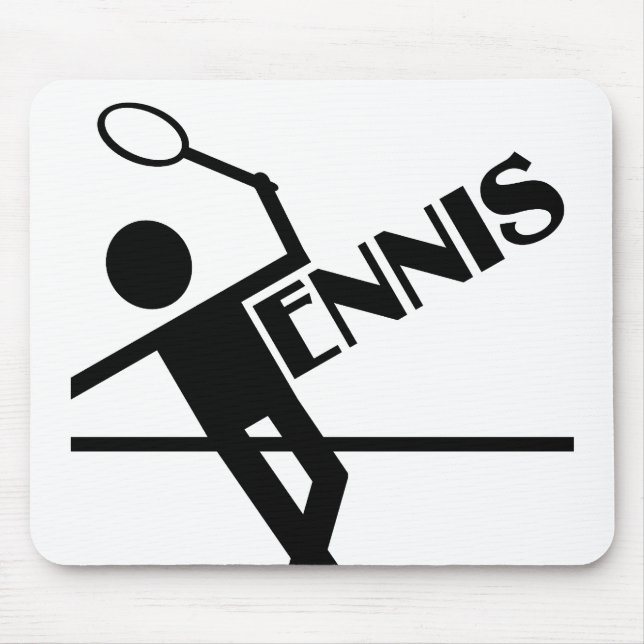 Tennis mousepad, customise mouse pad (Front)