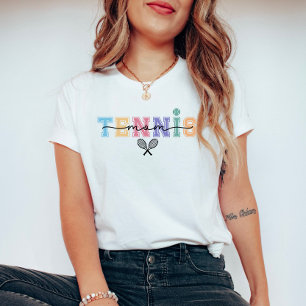 Tennis Mum Colourful and Cute T-Shirt