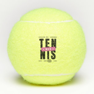 Tennis Mum Modern Typography Mother's Day Theme    Balls