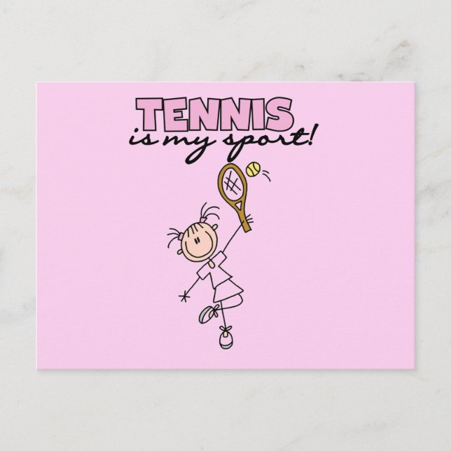 Tennis My Sport Tshirts and Gifts Postcard (Front)