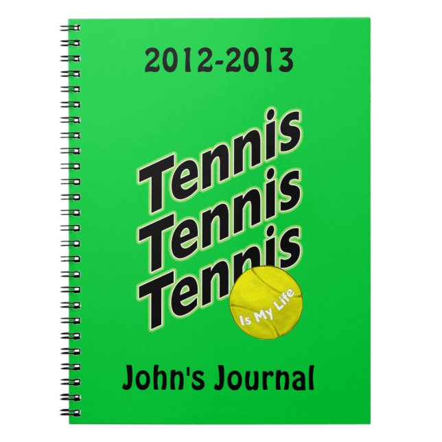 Tennis Note Book (Front)