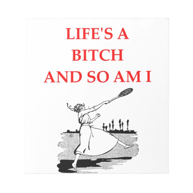 tennis notepad (Front)