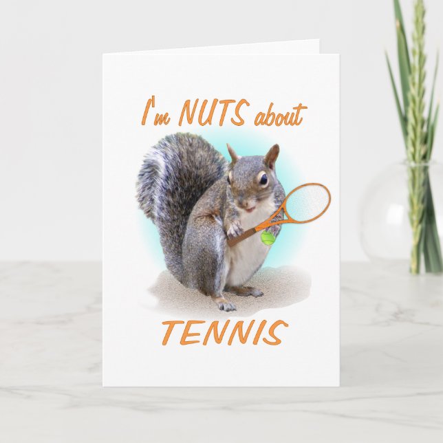 Tennis Nut Card (Front)