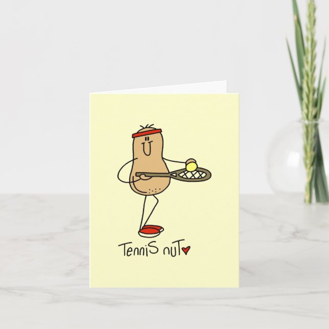 Tennis Nut T-shirts and GIfts Card (Front)