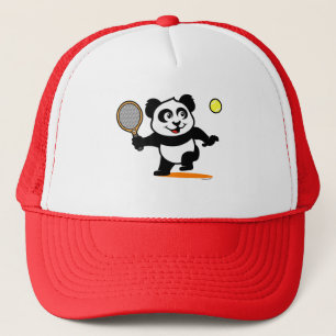 Tennis Panda Trucker Hat