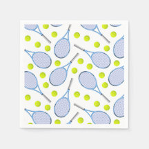 Tennis Paper Napkins, Sports Party Supplies