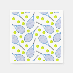 Tennis Paper Napkins, Sports Party Supplies Napkin