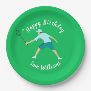 Tennis Paper Plate