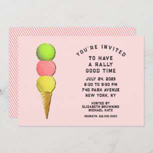 Tennis Party Invitation