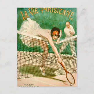 Tennis Party Postcard